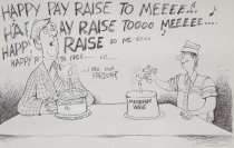 Happy pay raise to me